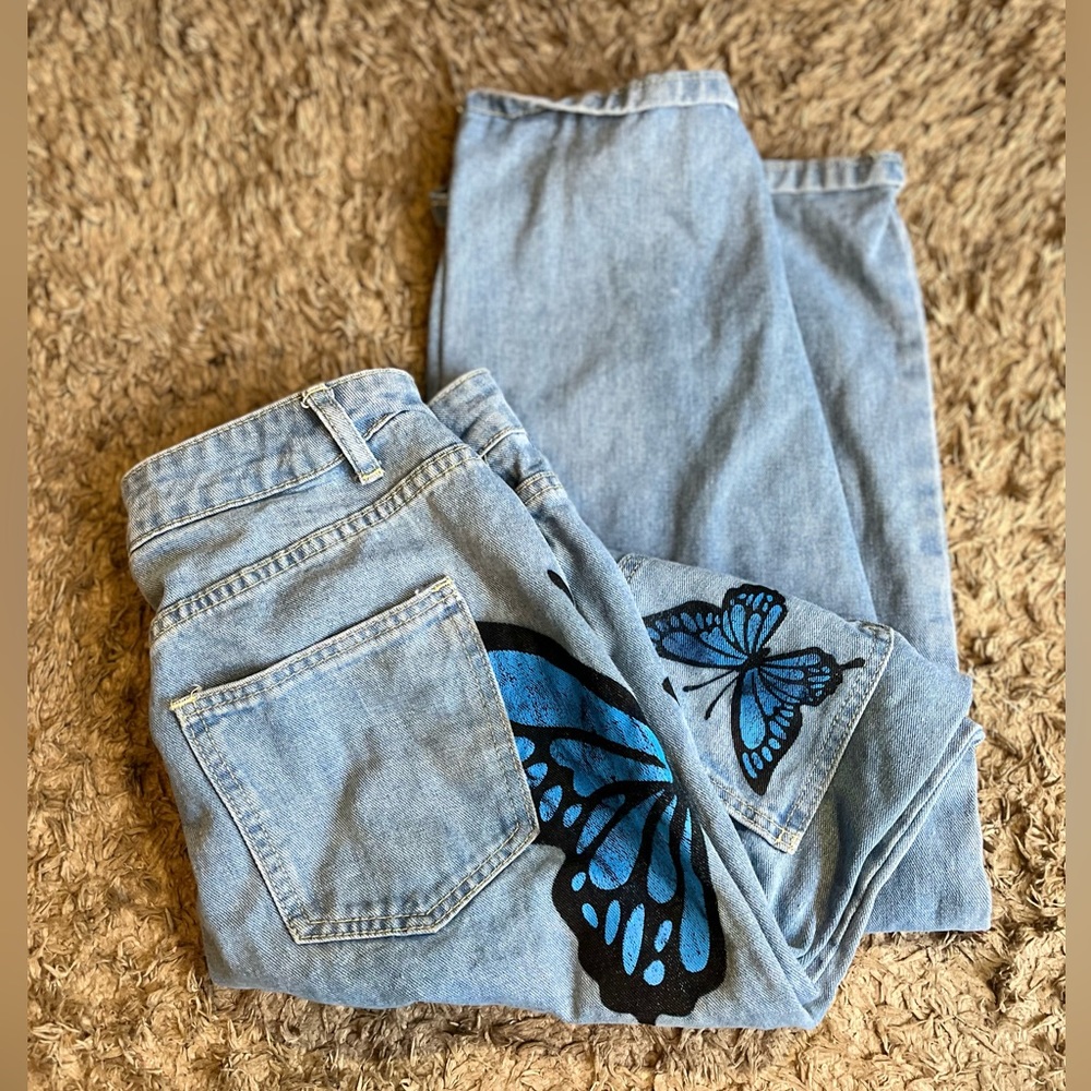 Baggy Butterfly Jeans